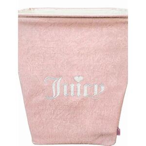 Juicy Couture Home Signature Logo Velour Hamper w/Handles
